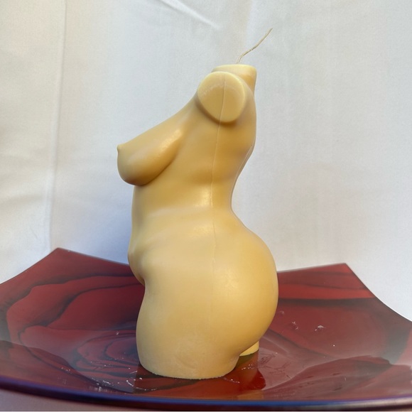 Extra large plus-size goddess candle SET (one massive one medium) - Picture 9 of 14